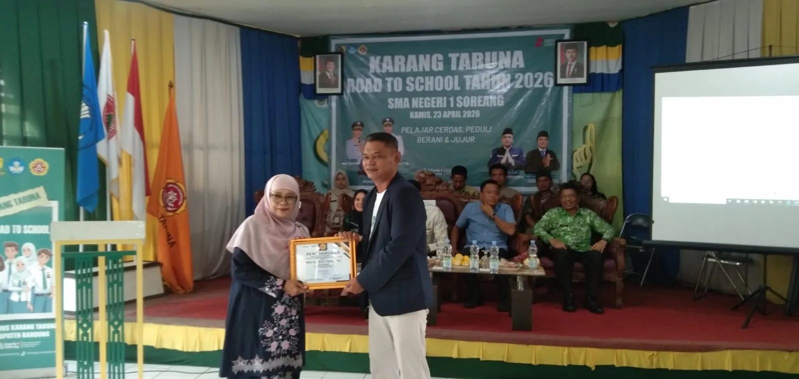 Karang Taruna Kabupaten Bandung Gelar “Road to School” 2026 di SMAN 1 Soreang