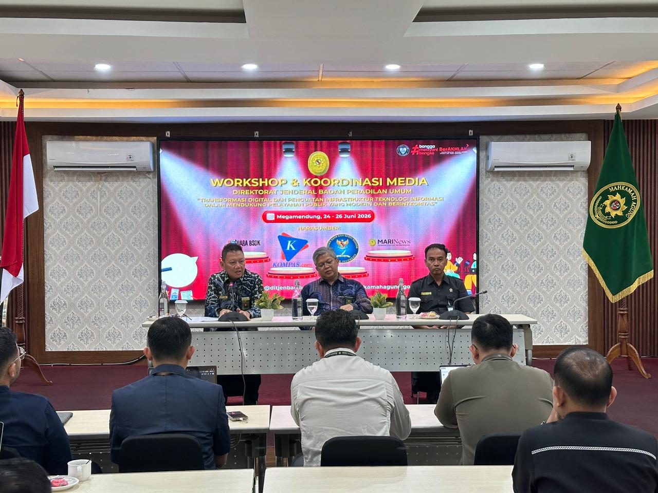Badan Peradilan Umum Menyelenggarakan Kegiatan Workshop dan Koordinasi Media