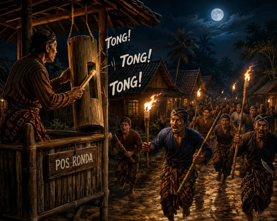 Tong Tong Tong! Ini Sejarah Tua Kentongan jadi Alarm Kejahatan di Tanah Jawa