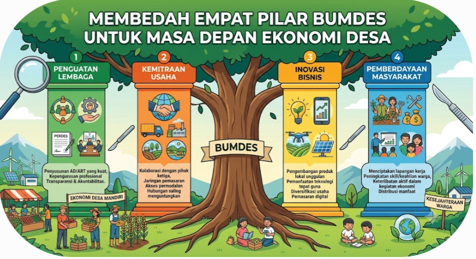 Membedah 4 Pilar BUMDes untuk Masa Depan Ekonomi Desa