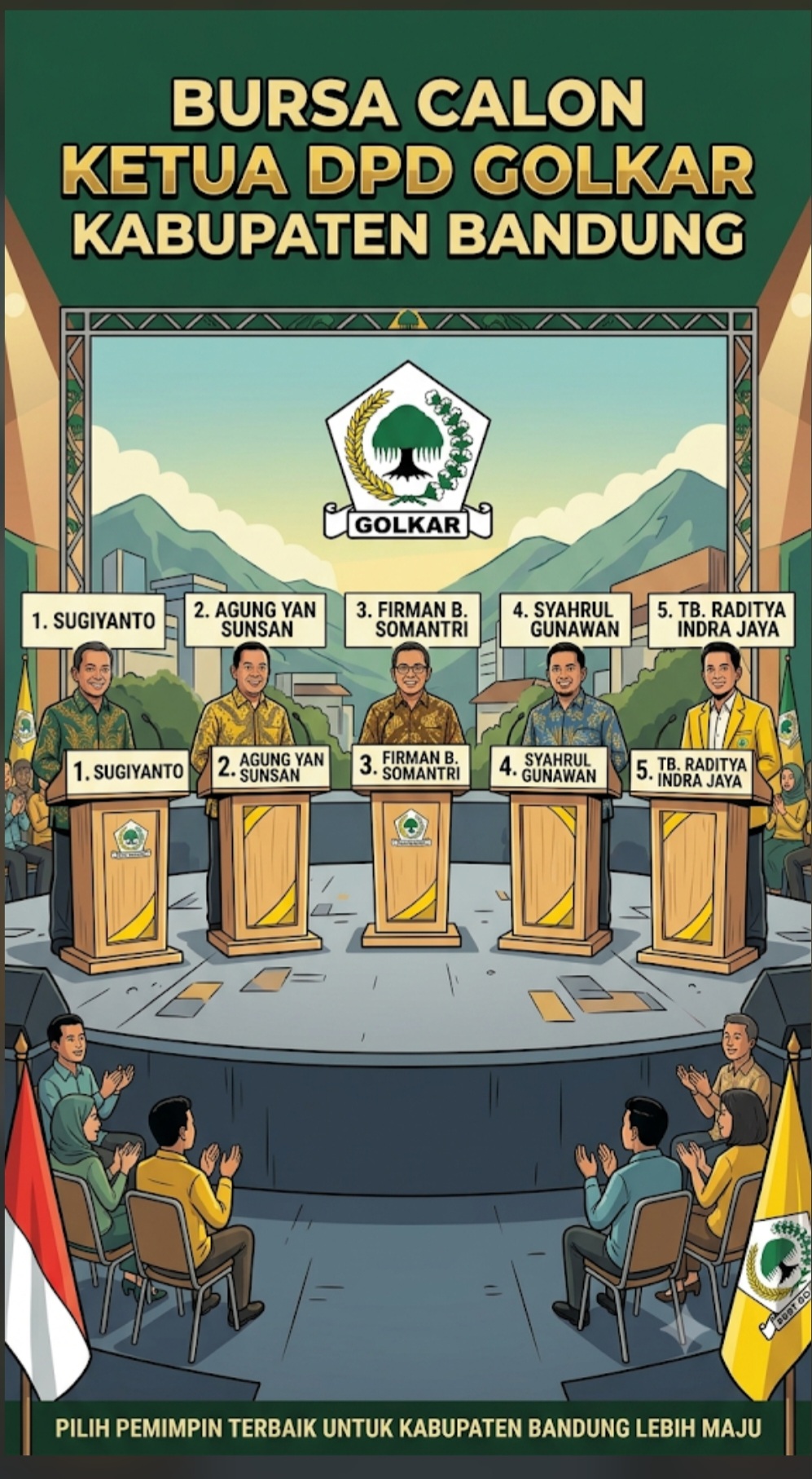 Mau Tau, Bursa Calon Ketua DPD Golkar di Kabupaten Bandung ?