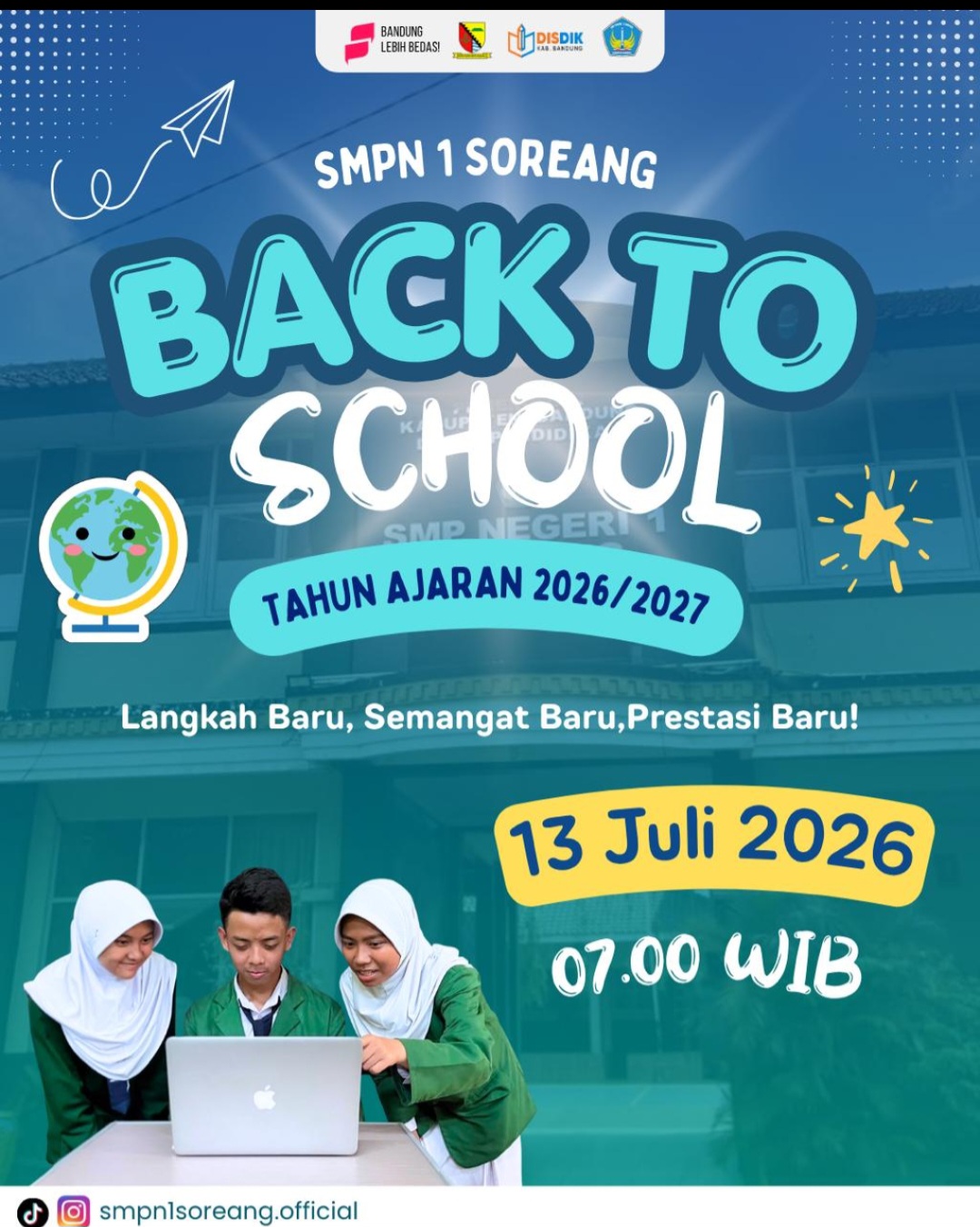 Bupati Bandung Buka MPLS Serentak dan Berpesan Anak Mendapat Akses Pendidikan yang Adil dan Berkualitas