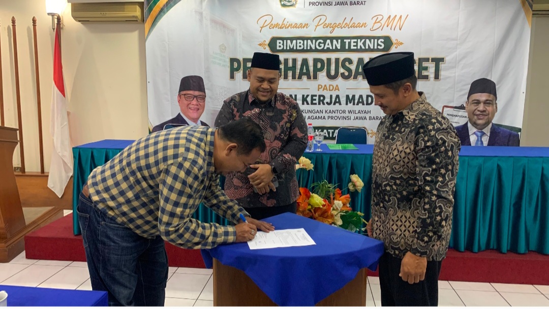 Plt. Kabag TU Pinta Kepala Madrasah Dukung Percepatan Penataan BMN