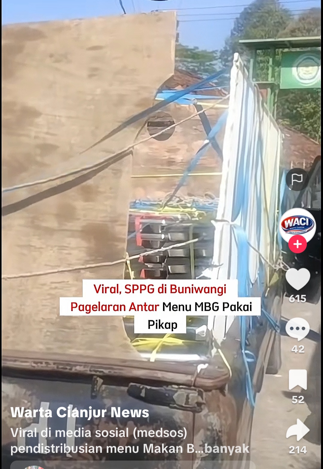 Ini Penjelasan Kata Satuan Pelayan  Pemenuhan Gizi (SPPG) Buniwangi yang Ada di TIKTOK