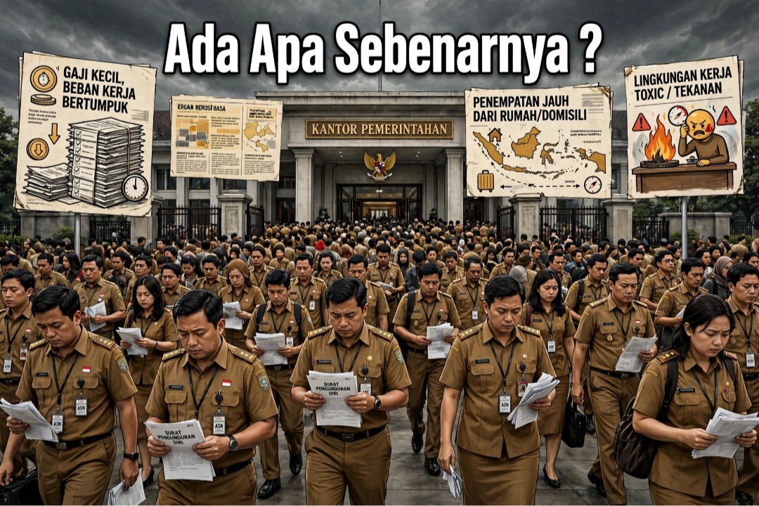 Ribuan ASN Banyak Mengundurkan Diri. Apa Sebabnya ?