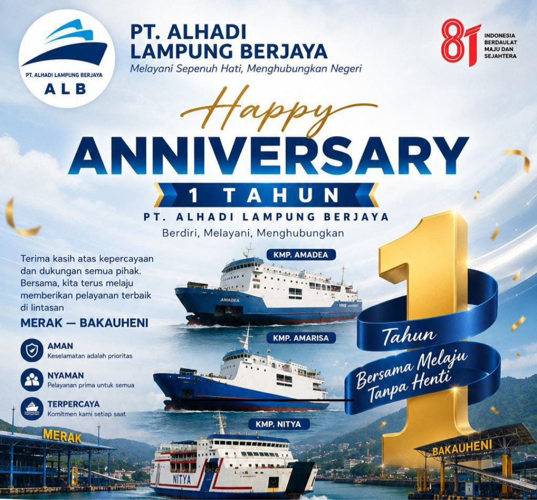 PT ALHADI LAMPUNG BERJAYA RAYAKAN ANNIVERSARY 1 TAHUN