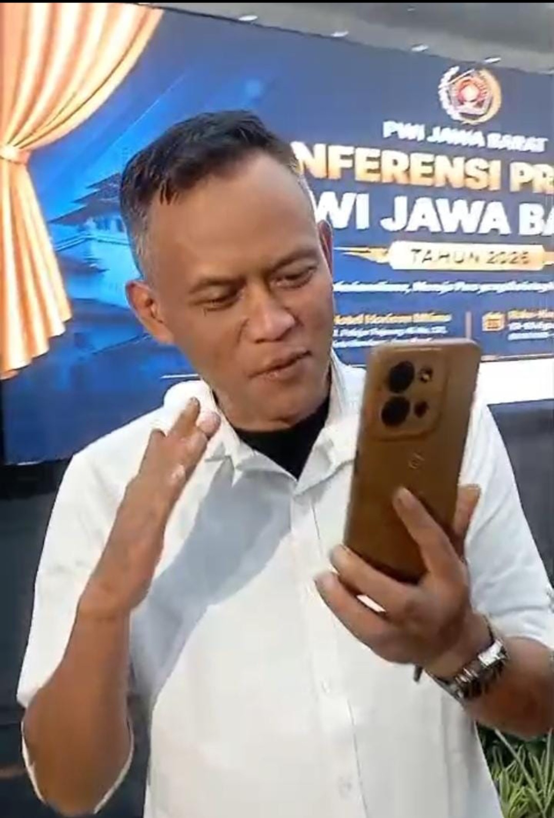 Bupati Indramayu Lucky Hakim Jadi Kepala Daerah Pertama Ucapkan Selamat ke Tantan Shulton Ketua PWI Jabar 2026-2031
