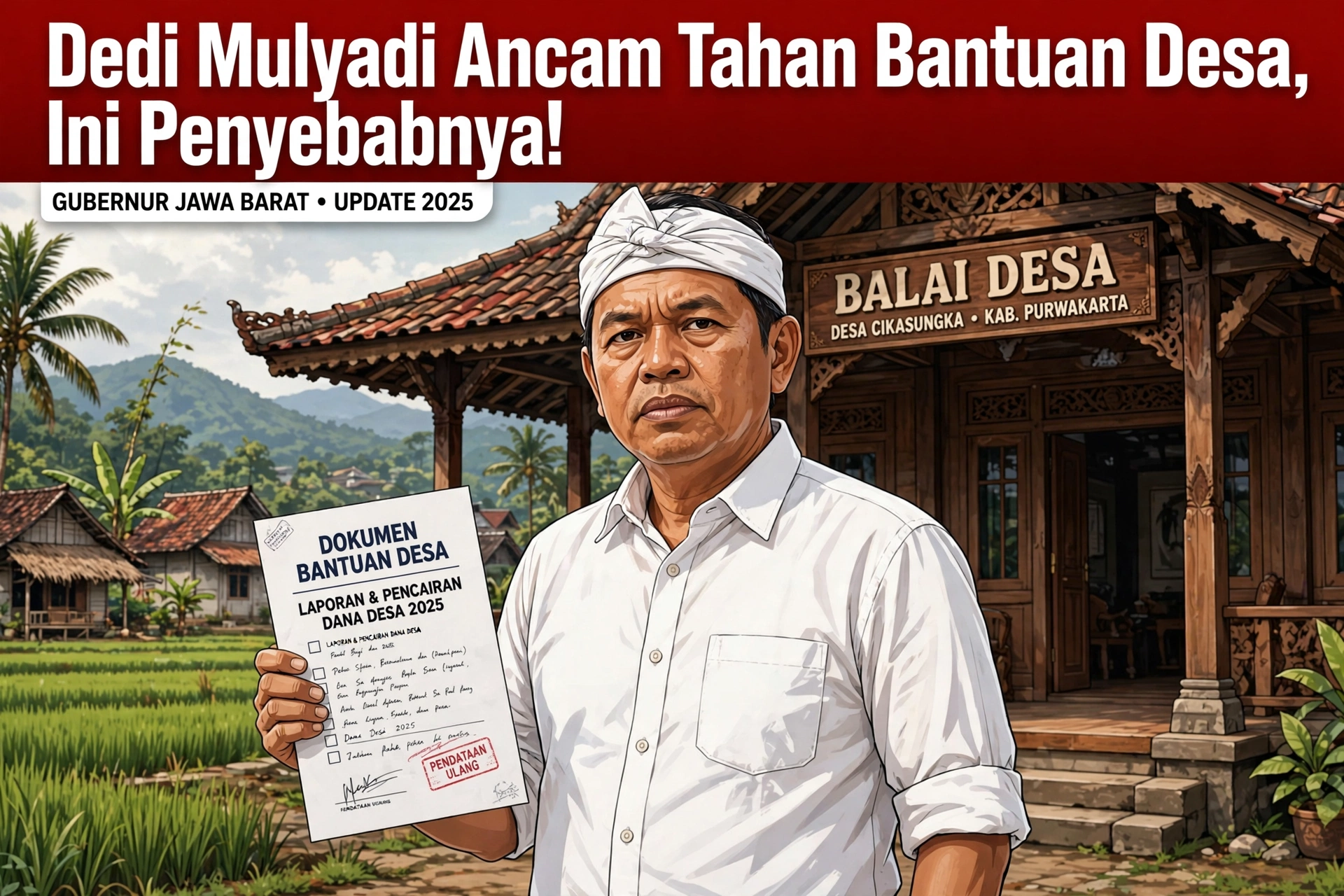 Dedi Mulyadi Ancam Tahan Bantuan Desa, Ini Penyebabnya!