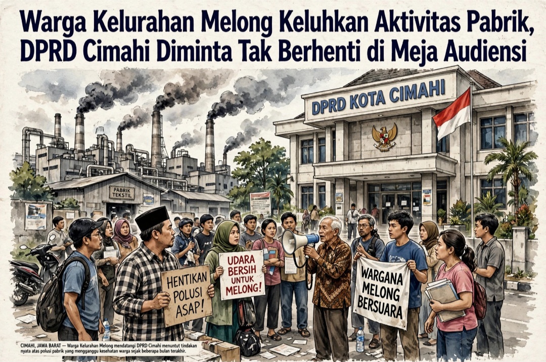 Warga Melong Keluhkan Aktivitas Pabrik, DPRD Cimahi Diminta Tak Berhenti di Meja Audiensi