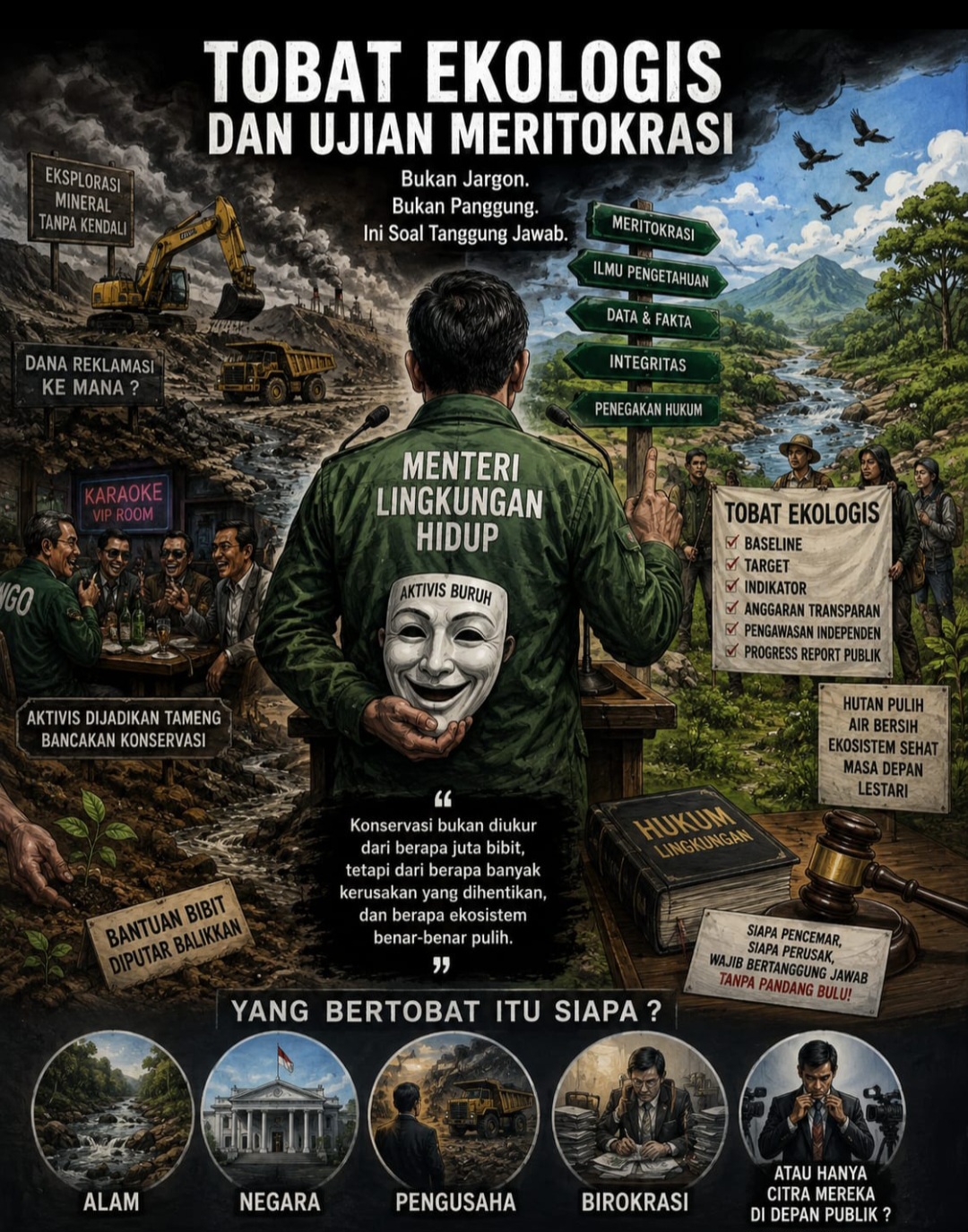 TOBAT EKOLOGIS DAN UJIAN MERITOKRASI