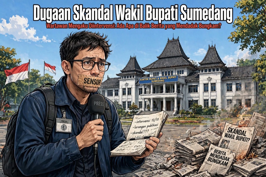Dugaan Skandal Wakil Bupati Sumedang, Wartawan Mengaku Diintervensi: Ada Apa di Balik Berita yang Mendadak Bungkam?