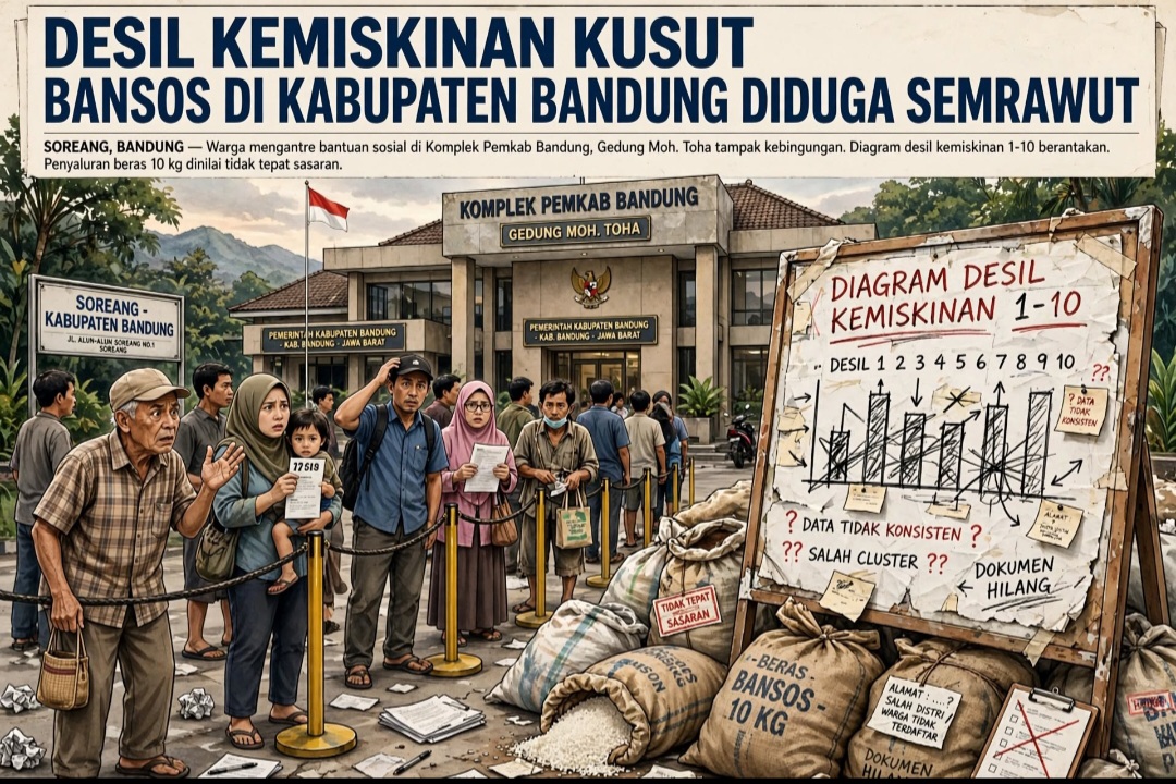 Desil Kemiskinan Kusut, Bansos di Kabupaten Bandung di Duga Semrawut