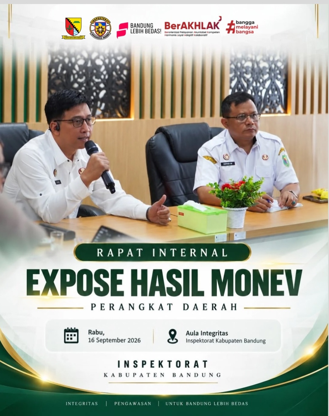 Mengawal Kabupaten Bandung BEDAS: Peran Strategis Inspektorat di Garda Terdepan Tata Kelola Pemerintahan Bersih