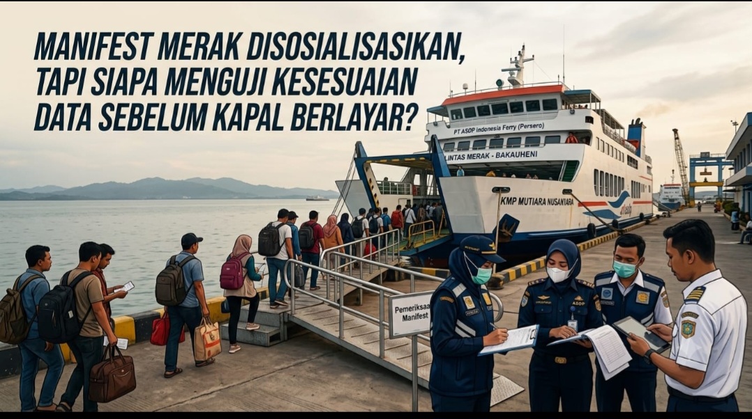 Ada Jeda Berbahaya di Pelabuhan Merak: Data Manifest Bisa Berubah Setelah SPB Terbit
