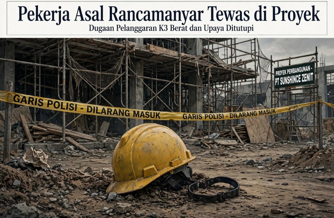 Pekerja Asal Rancamanyar Tewas di Proyek, Dugaan Pelanggaran K3 Berat dan Upaya Ditutupi Agar Tidak Mencuat