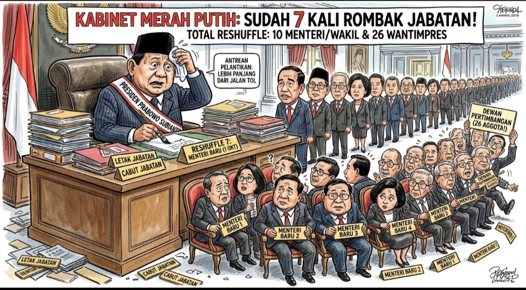 Tujuh Kali Kabinet Prabowo Dirombak, Tapi Perwakilan Perempuan Tetap Minim