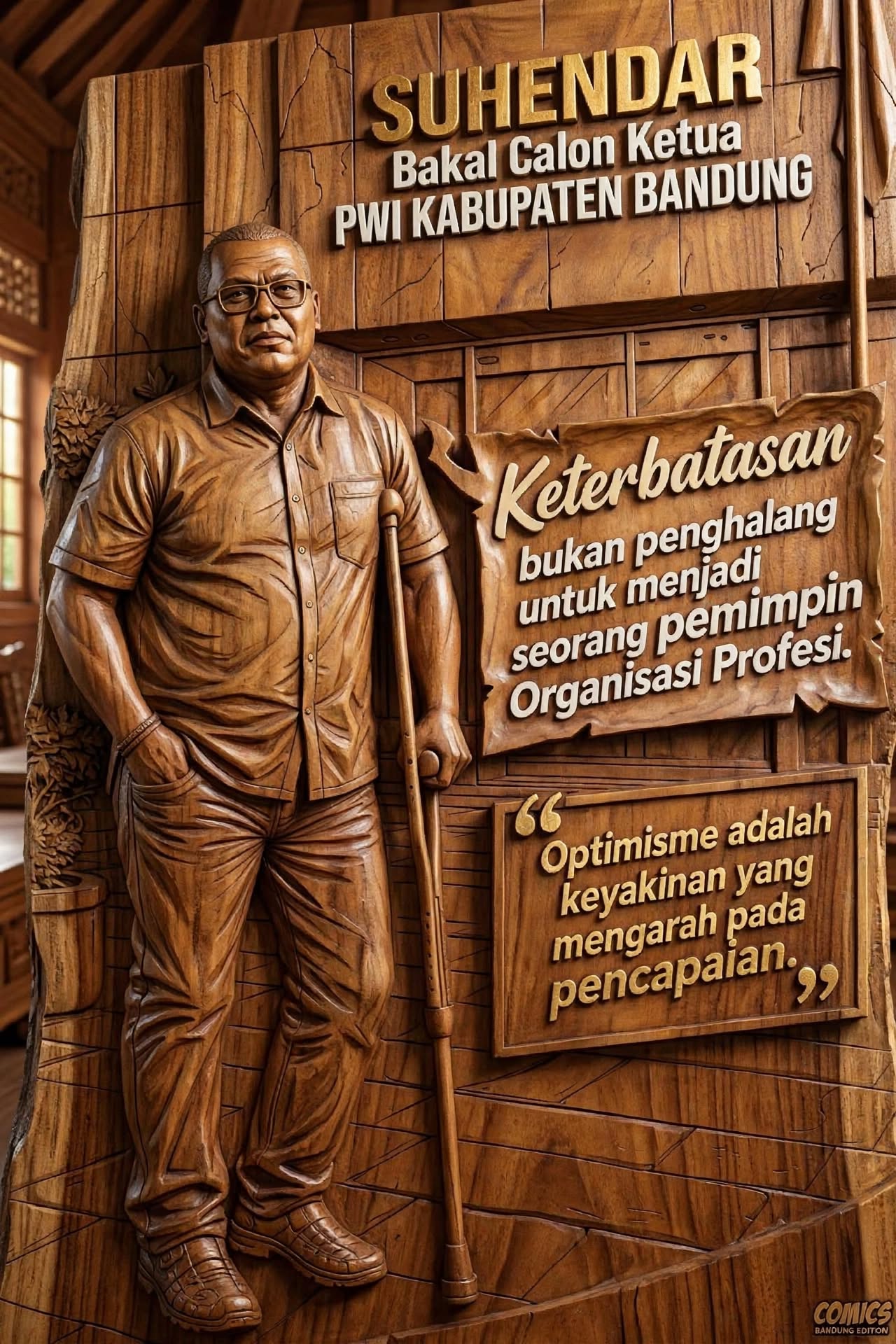 Saatnya PWI Kabupaten Bandung Membuka Pintu untuk Pemimpin Difabel